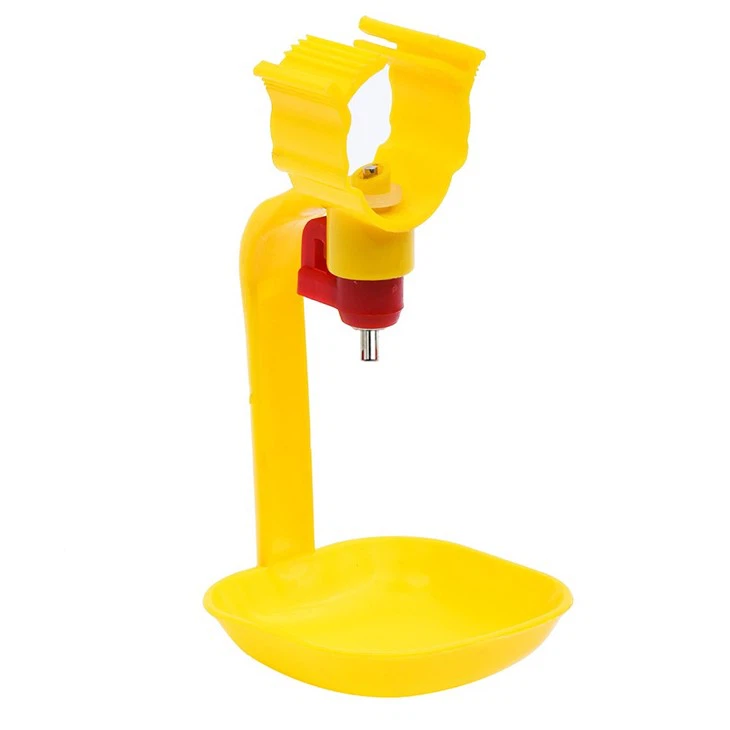 Plastic Poultry Chicken Nipple Drinker With Cup