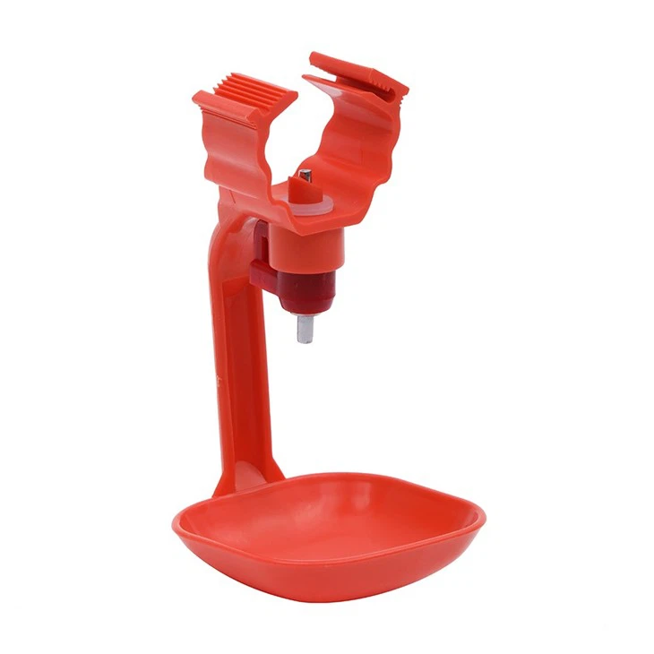 Plastic Poultry Chicken Nipple Drinker With Cup